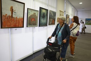 Cumhuriyet’in 102. yılına özel “102 sanatçı ve 102 eser” sergisi açıldı